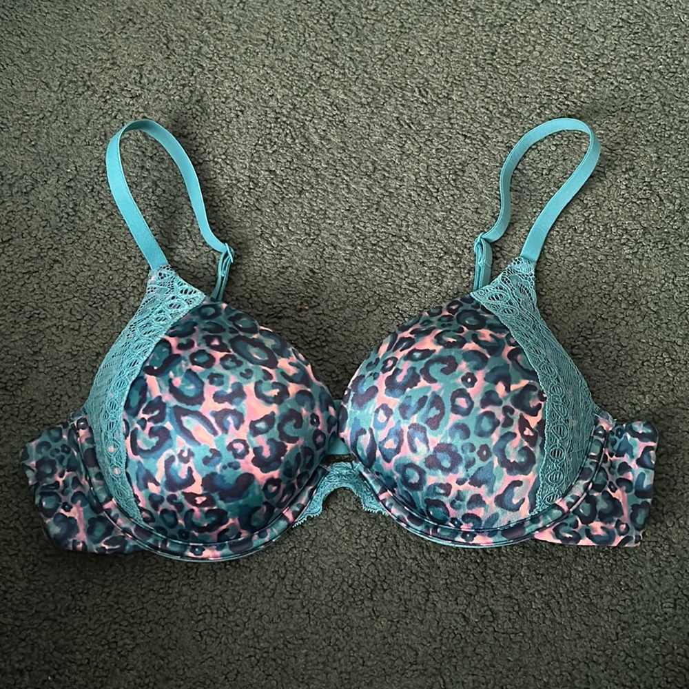 leopard print bra